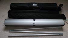 Pull Up Roller Banner Stand 850x2000mm with Existing Printed Banner & Carry Case