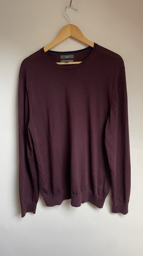 Fine merino wool burgundy - fine,
