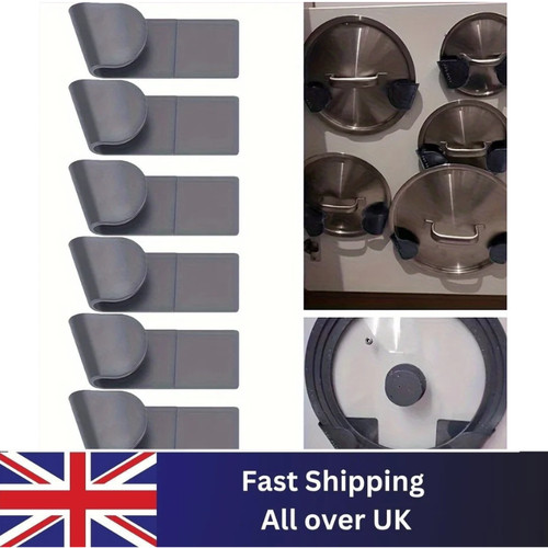 6pcs pan lid holder saucepan - pan,