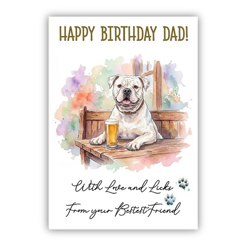 American bulldog dog - american,