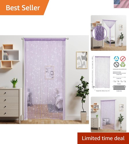 Door string curtain doorway - door,