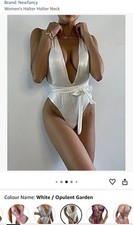 Women rarely wear One piece bodysuit Snake skin print Sexy outfit size S