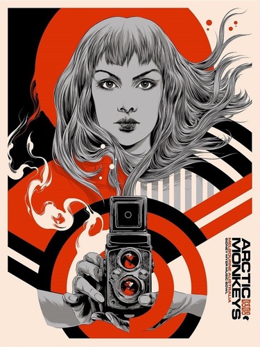 Arctic monkeys concert poster - arctic,