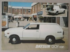 Datsun Sunny 120Y Van Leaflet / Brochure 1977