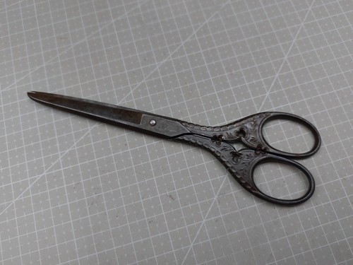 Antique engraved and cross - engraved,