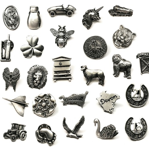 English pewter stunning lapel - stunning,