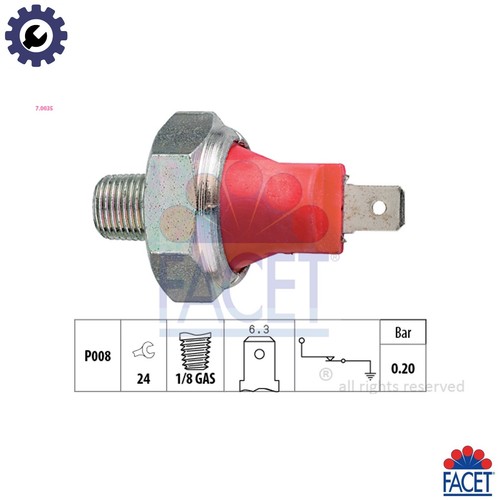 Oil pressure switch - oil, for