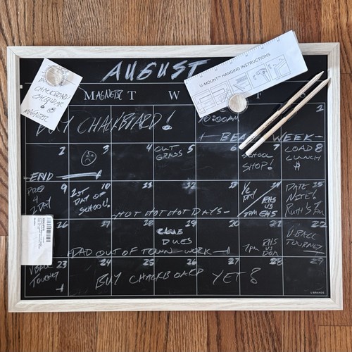 Chalkboard calendars - 2,