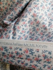 Laura Ashley Anemone new vintage fabric 9.6 yards 1978 pink blue