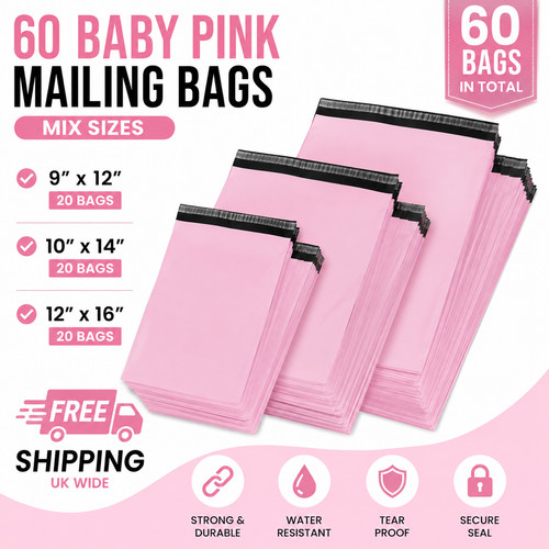 Mix pink postal mailing - 60,