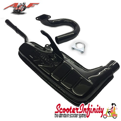 Exhaust clubman 42mm gloss - exhaust, (gloss