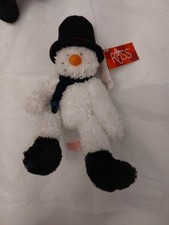 Russ Snowman Christmas Teddy
