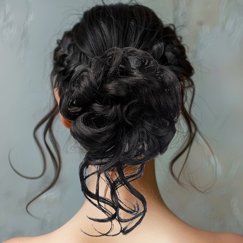 Messy bun hair piece claw - bun,