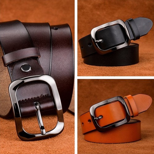 Genuine leather belt - genuine,