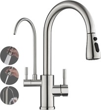 Kitchen Sink Mixer Tap with Pull Out Spray, 3 Way Water Filter Tap *FOR AUCTION
