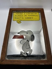 Vintage Snoopy  Mirror "MAYBE