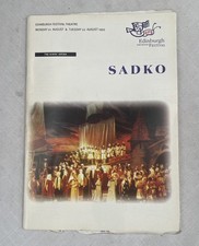 Edinburgh International Festival 21 & 22 August 1995 Programme Sadko