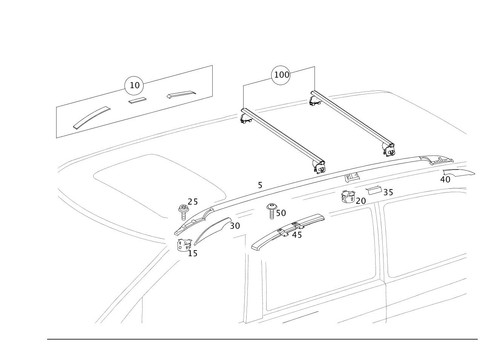 Mercedes benz genuine - genuine, roof