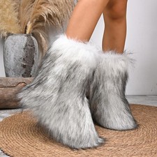 Luxury Faux Fur Boots for