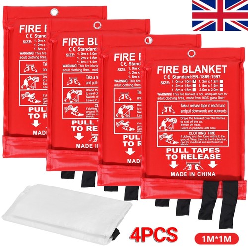4pcs fire blanket - 1m,