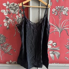 Black Silk Camisole By Hush