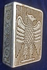 SCARCE  Aluminium Italian Helmet Match Box Holder Vesta Sleeve Cover World War 2