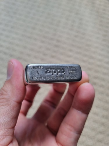 Zippo silver plate - silver, 1997