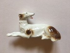 Vintage Borzoi Ceramic Statue