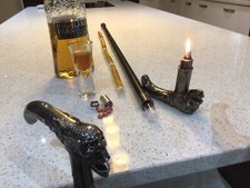 Walking Gadget Stick Screaming Skull Derby Style Handle