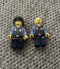 LEGO City Police X10 Mini Figures Plus Accessories +  (swamp Boat)