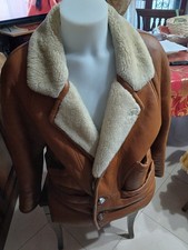 Men's Shearling Coat Brown