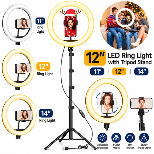 Led ring light with 1 - led,