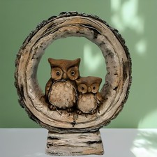 Solar Owl Garden Light Rustic