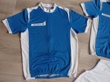 2x Descente Dryzone Cycling Jerseys Men's XL & L +1x Decath Base Layer Mesh Tank