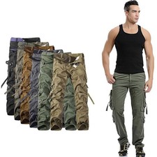 Mens Army Cargo Combat