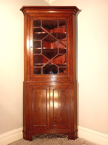 Georgian oak standing - standing, corner