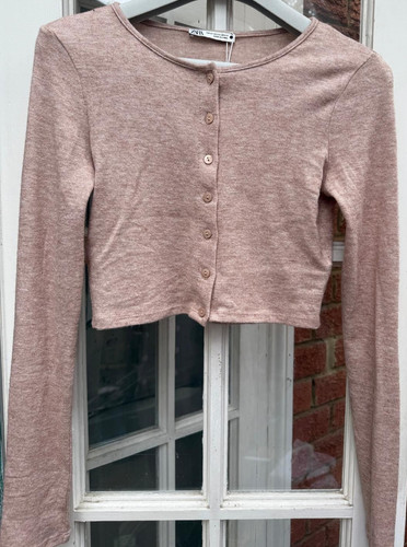 Zara ladies crop top - , cardigan