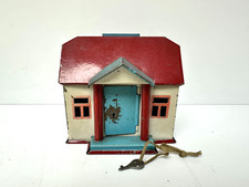 Vintage Tin Toy House Money