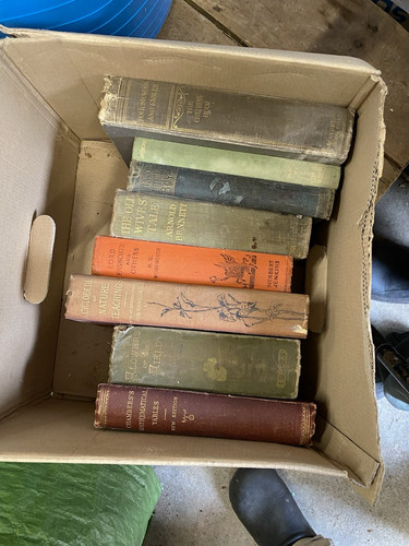 Vintage hardback book lot - vintage, pg