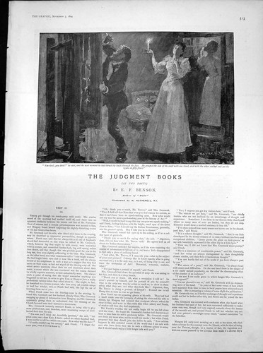 Old antique print - antique, judgment