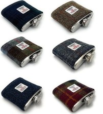 Harris Tweed Hip Flask
