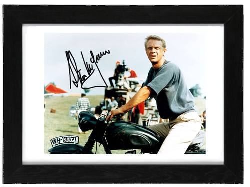 Steve mcqueen signed autograph - mcqueen,