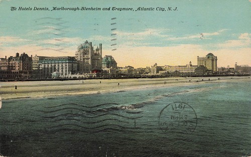 View hotels and beach - and, from