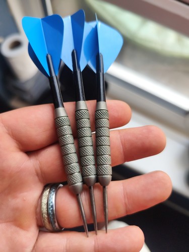 29g knurled old tungsten darts - 29g,
