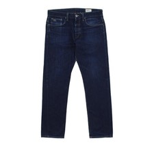 G-Star Raw 3301 Jeans Mens W34 L32 Blue Casual​ Classic​ Slim