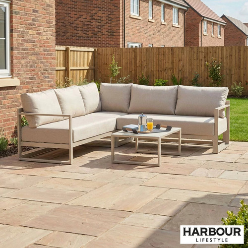 Rattan corner patio set - rattan,