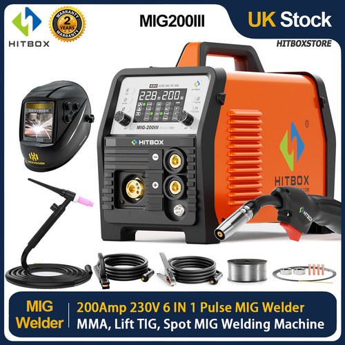 Hitbox mig tig mma welder - welder, 200a