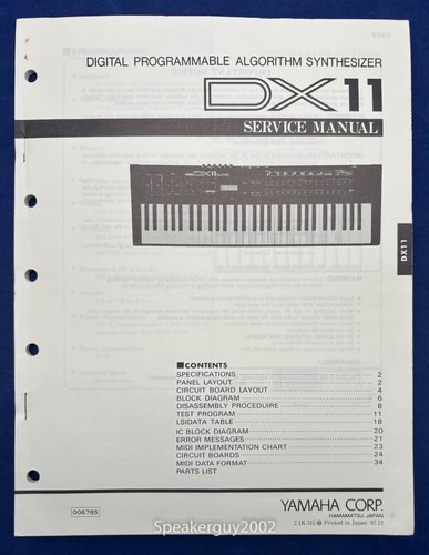 Original yamaha dx11 - original,