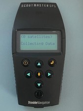 TRIMBLE NAVIGATION SCOUTMASTER MODEL NO 17319 WITH CASE AND ACCESSORIES