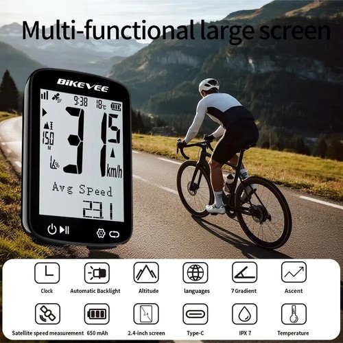 Type rechargeable gps bike - type-c,